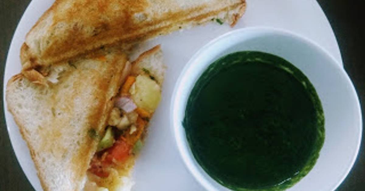 सलाद सैंडविच (Salad sandwich recipe in Hindi) रेसिपी बनाने की विधि in