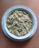 โจ๊กOatหมูสับผักกาดขาวใส่ไข่