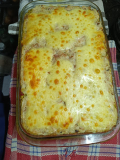 Una foto de Pastel de zucchini y pollo