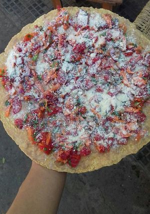 Una foto de Tostadas de chile de uña