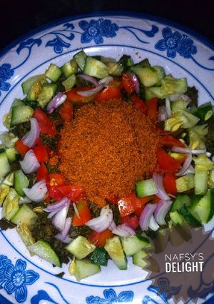 A picture of Moringa salad.