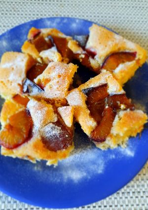 Szilvás kevert pite recept fotója