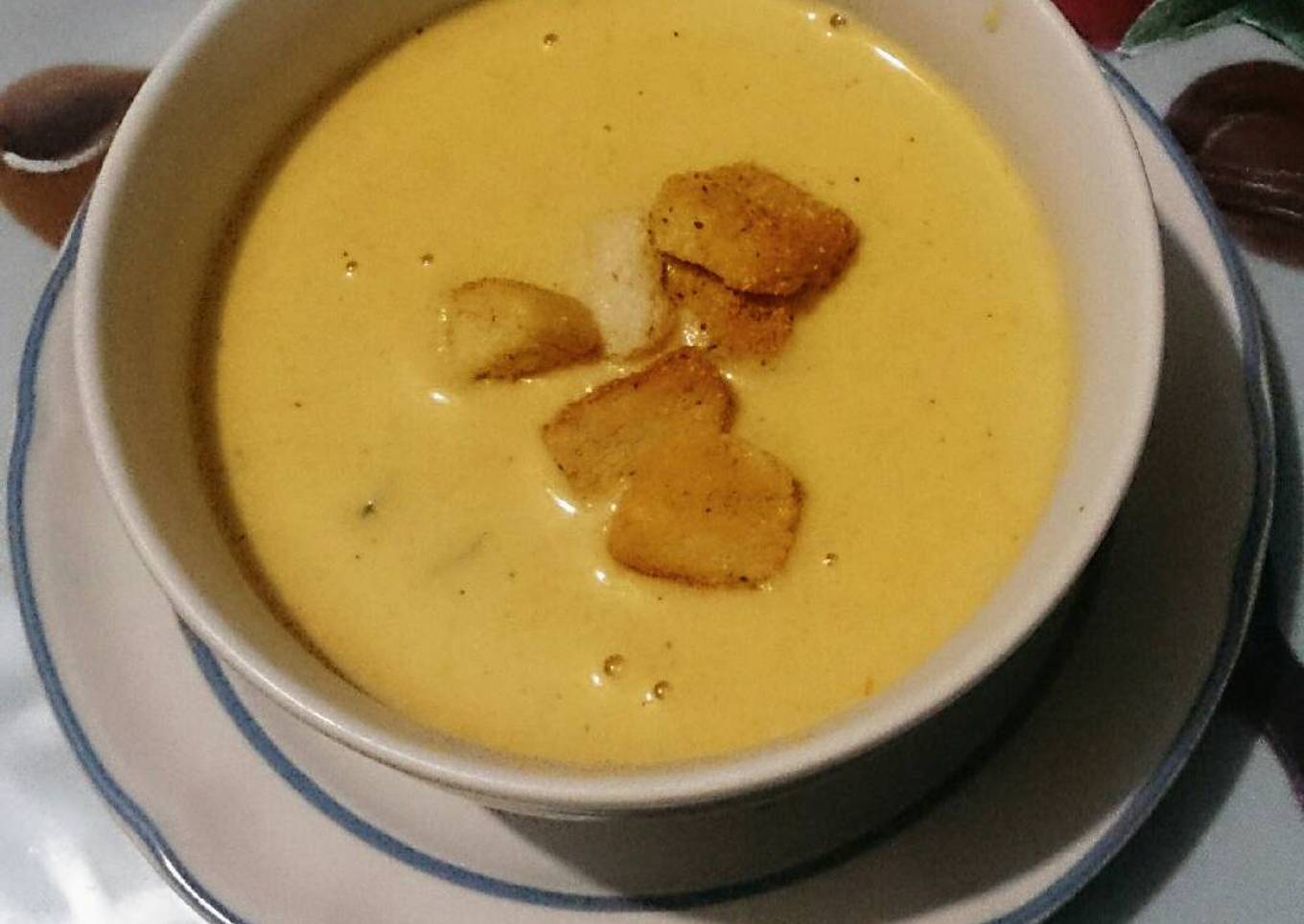 Crema de flor de calabaza