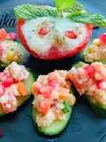 Cucumber Quinoa Canapés