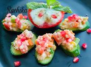 A picture of corn canapes