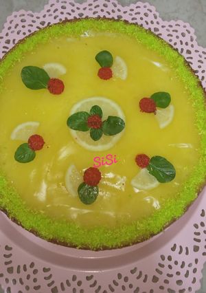 صورة لوصفة كيكة الليمون 🍋🍋🍋