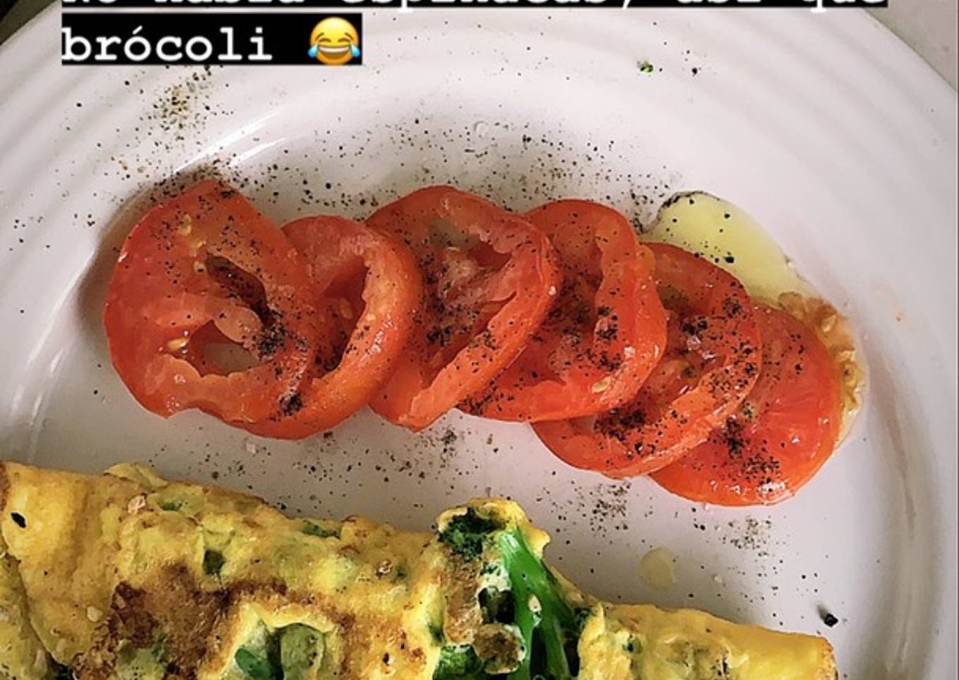 Omelette de brócoli