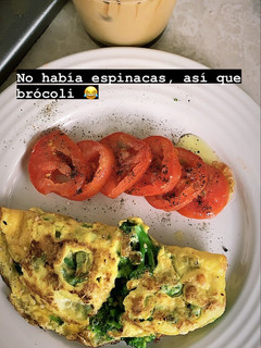 Una foto de Omelette de brócoli