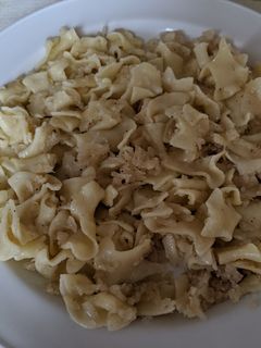 Káposztás tészta recept fotója