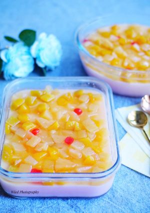 Foto resep Pudding Buah Cocktail