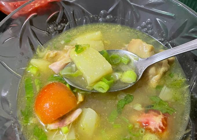 Resep Soto ayam rendah kalorie cocok untuk diet 👍🏻, Top Markotop