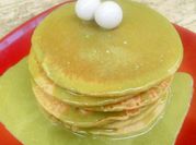 Gambar pancake matcha