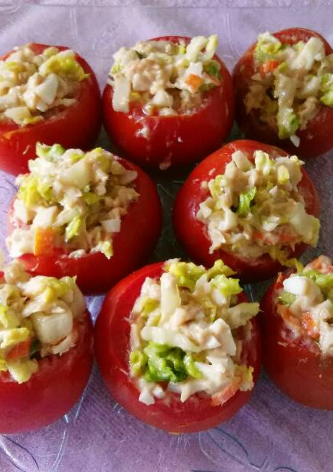 Una foto de Tomates rellenos