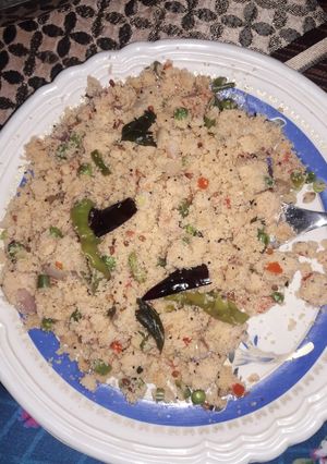 A picture of Vegetable Upma.