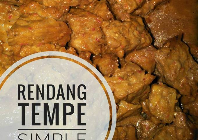 Rendang tempe(simple)