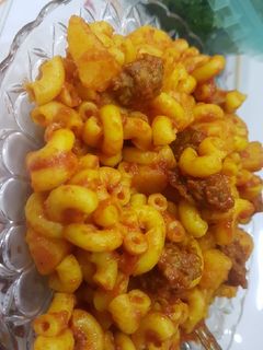 صورة لوصفة معكرونة الطيبين