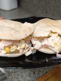 Relleno de pan de pita