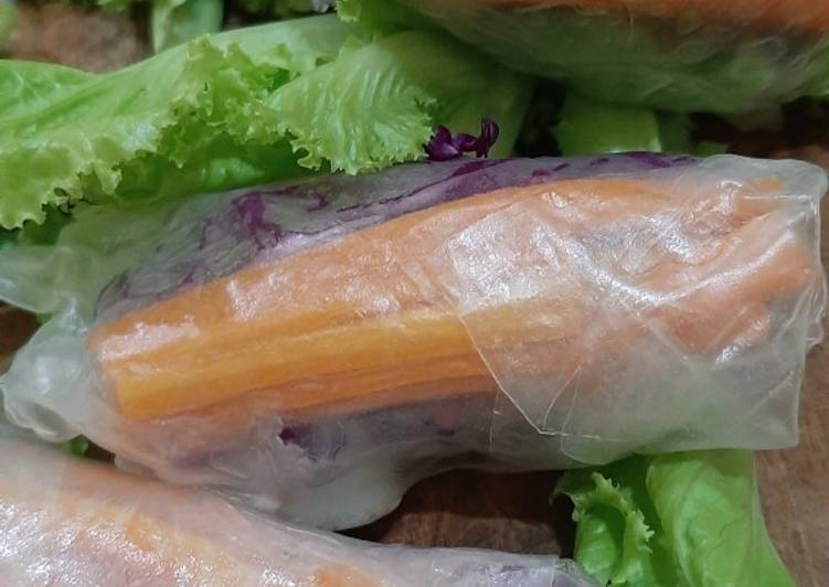 Resep Salad Roll / Vietnam Spring Roll Anti Gagal