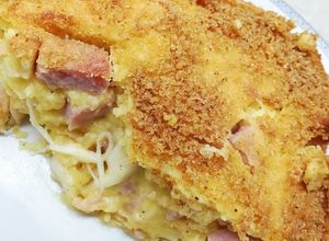 Foto di Il gâteau di patate piatto tipico della tradizione campana