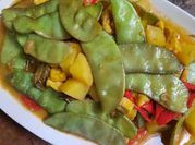 Gambar kacang kapri pedas