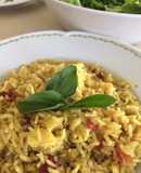 Simil risotto de arroz integral (apto dietas)