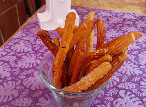 Una foto de 👩🏼‍🍳Churros de azúcar con canela 😋🙏