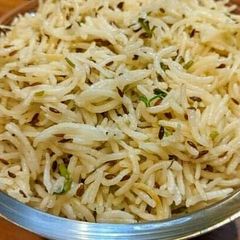 Jeera rice A picture of Jeera rice.