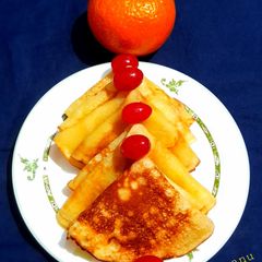 A picture of Eggless Orange Crepes.
