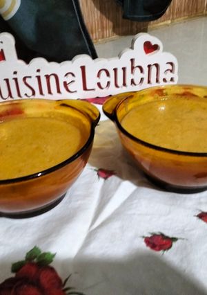 صورة لوصفة حساء البسباس والعدس الاحمر