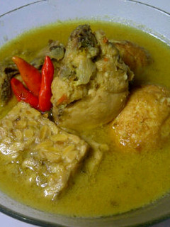 Foto resep Opor ayam telur tempe