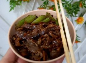 Foto resep Beef original yoshinoya atau Racha