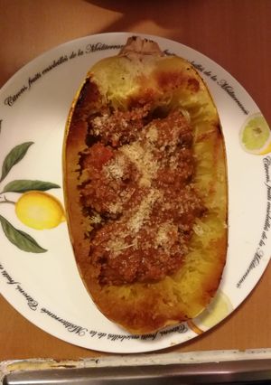 Una foto de Zapallo spaguetti