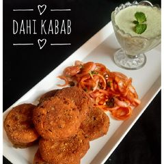 A picture of Dahi Kabab/ Dahi Ke Kebab.