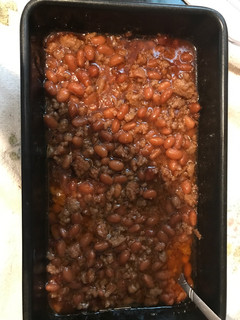 A picture of Meaty (Turkey) Baked Beans.