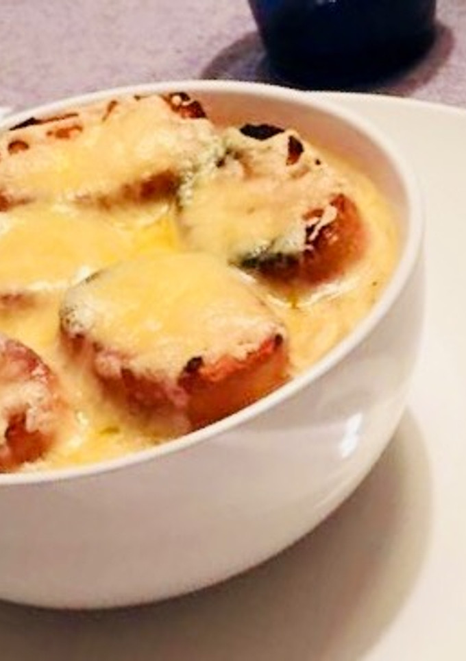 Una foto de Sopa de cebolla (receta francés)