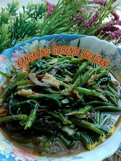 Gambar Kangkung Goreng Belacan