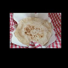 A picture of Roti or Phulka.