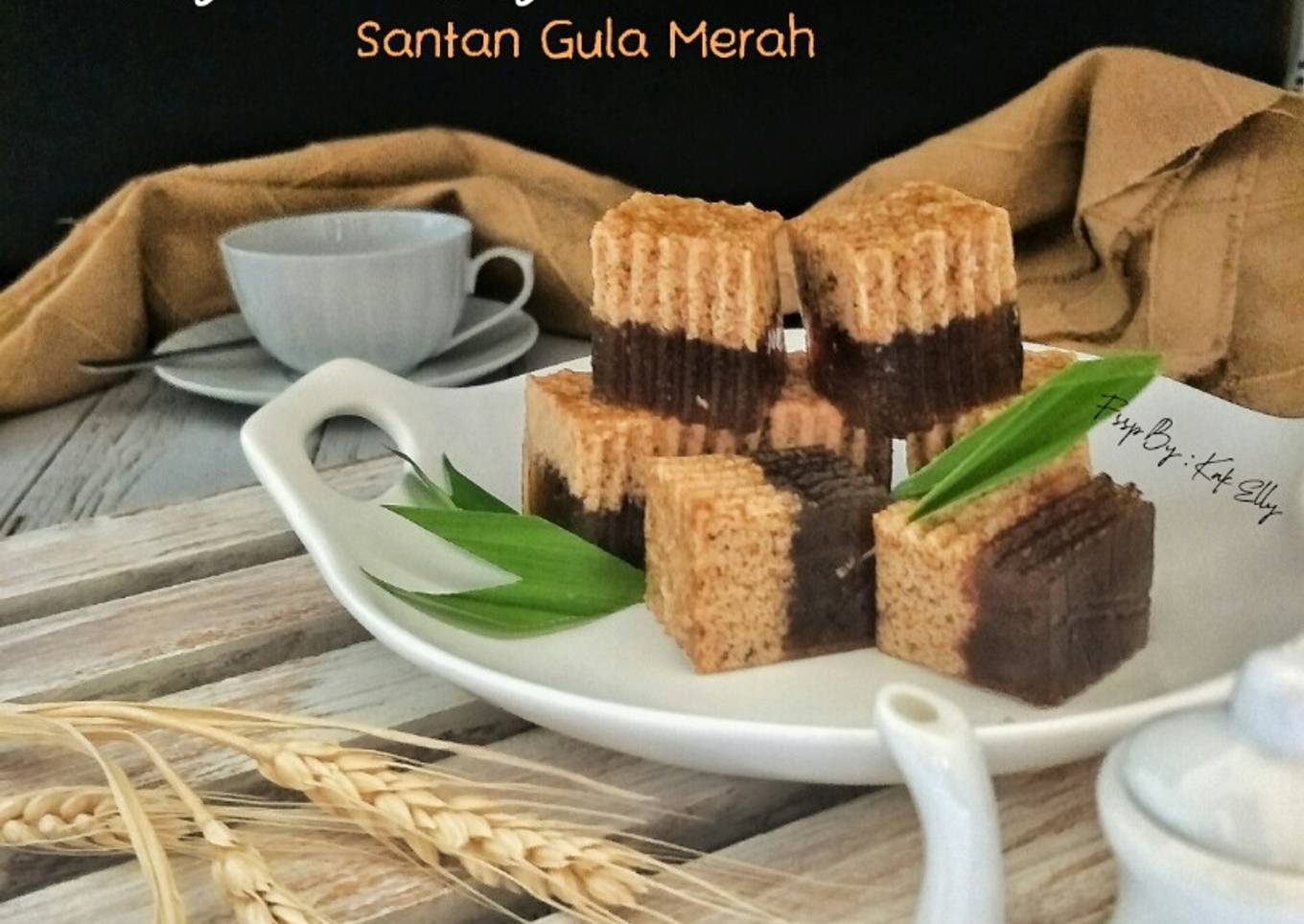 Agar-agar Santan Gula Merah 😋