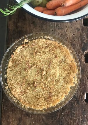 Una foto de Apple crumble