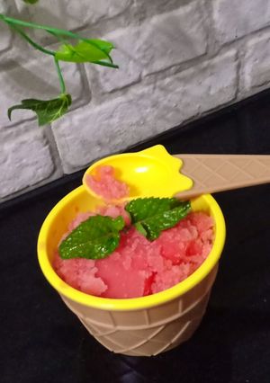 Foto resep Sorbet semangka