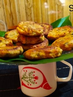 ডালবাটা দিয়ে শিউলি পাতার বড়া(dal-bata diye shiuli patar bora recipe in Bengali) রেসিপির প্রধান ছবি