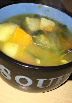 Una foto de Sopa de verduras