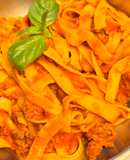 Tagliatelli a Bolonhesa