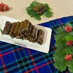 🍀دلمه برگ مو با چرخ کرده مرغ🍀-レシピのメイン写真