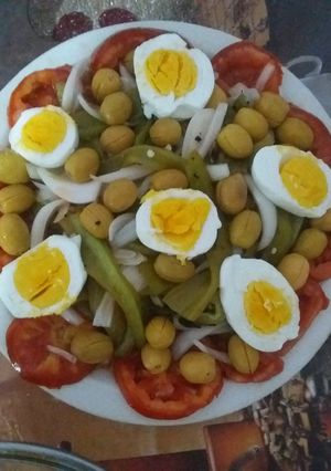 صورة لوصفة سلاطة بفلفل حار وحلو