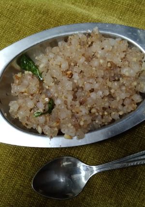 A picture of Sabudana khichdi.
