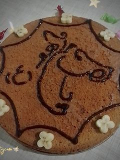 عکسی از دستور کیک با سس شکلاتی 🍫🥧
