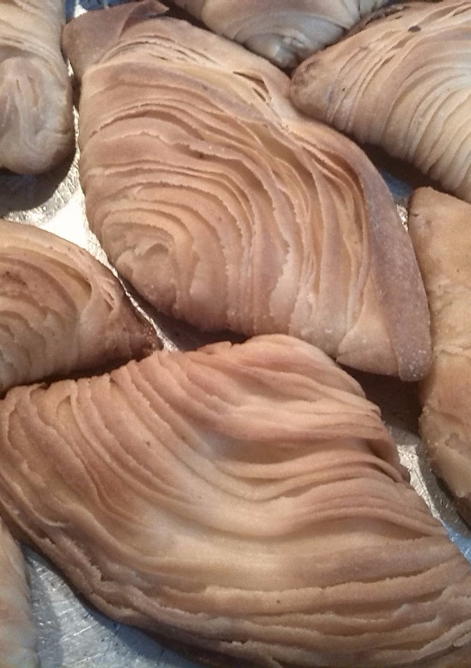 Una foto de Sfogliatella típica factura Italiana