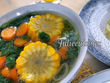 Sayur bayam jagung manis