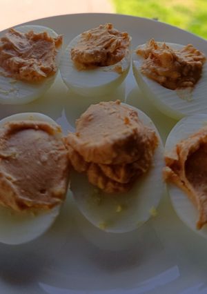 Una foto de Huevos Rellenos o 😈 Endiablados 👺